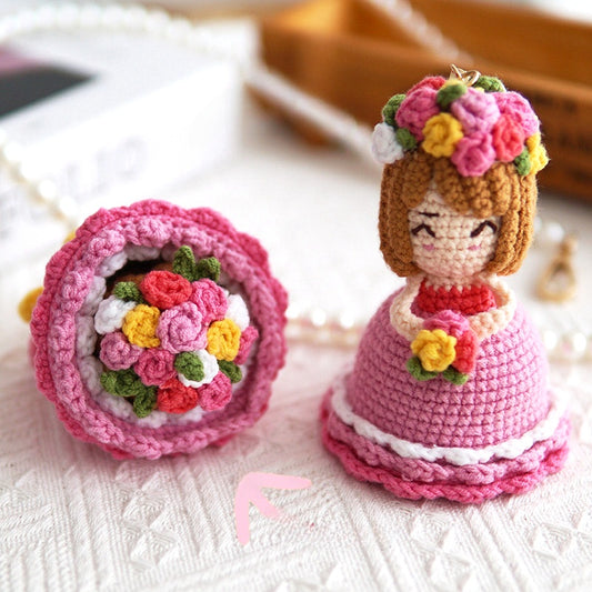 Crochet Flower Doll