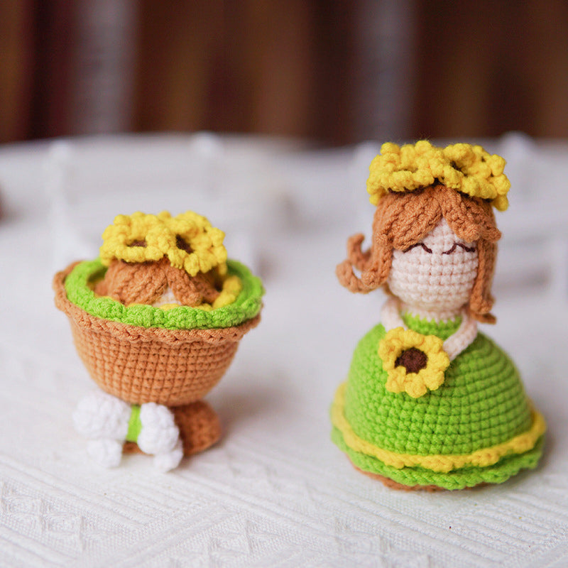 Crochet Flower Doll