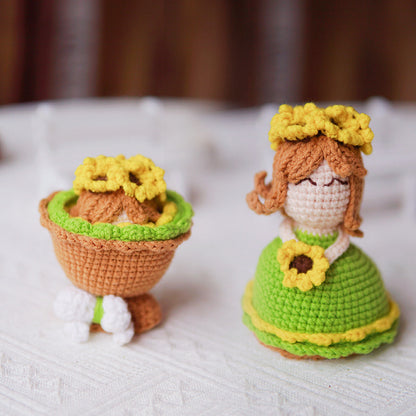 Crochet Flower Doll