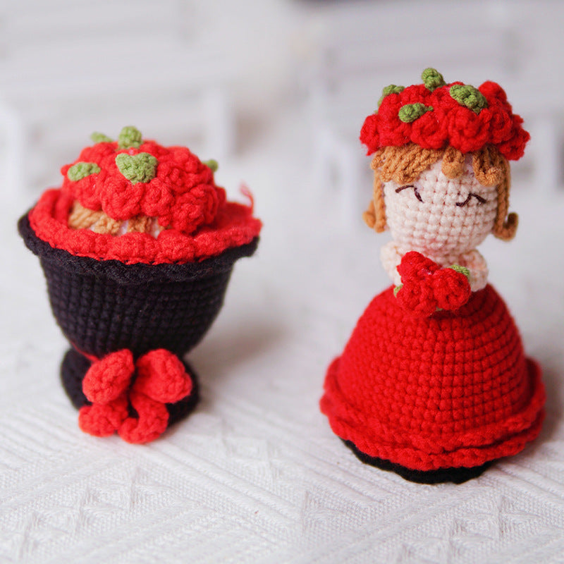 Crochet Flower Doll