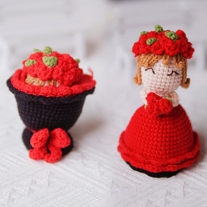 Crochet Flower Doll
